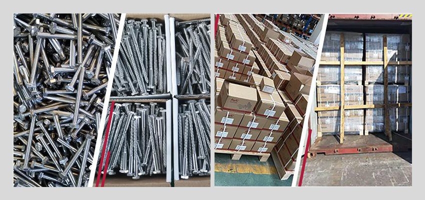 Hexagon Head Wood Screws package
