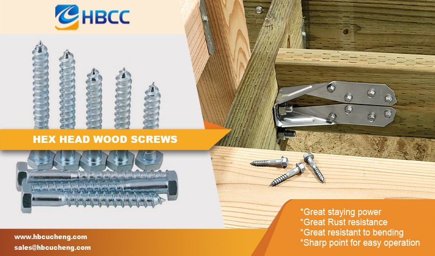 Hexagon Head Wood Screws features Hexagon Head Wood Screws features